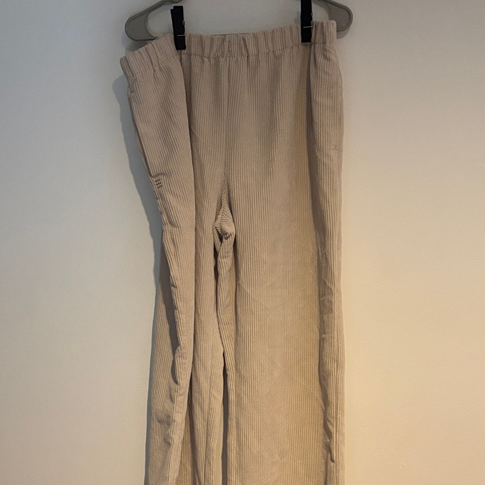 BDG Cream Corduroy Trousers